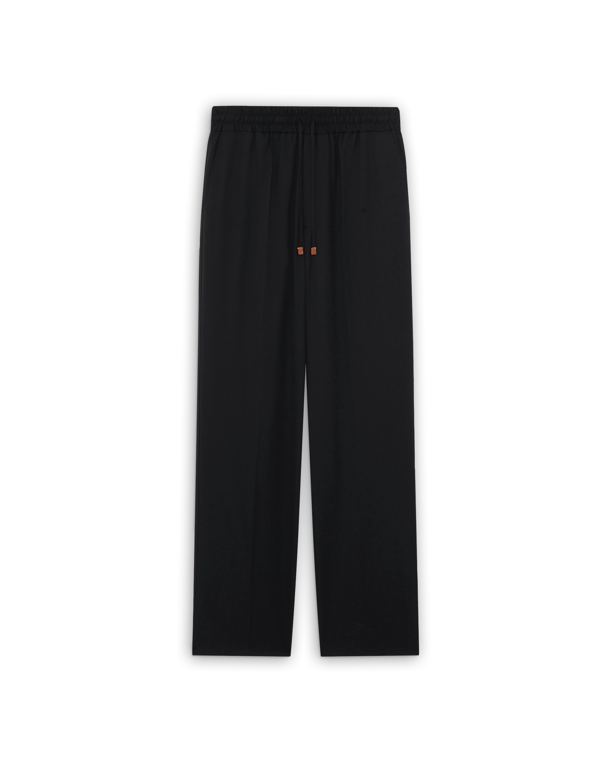 Black wool wide-leg pants – Drôle de Monsieur