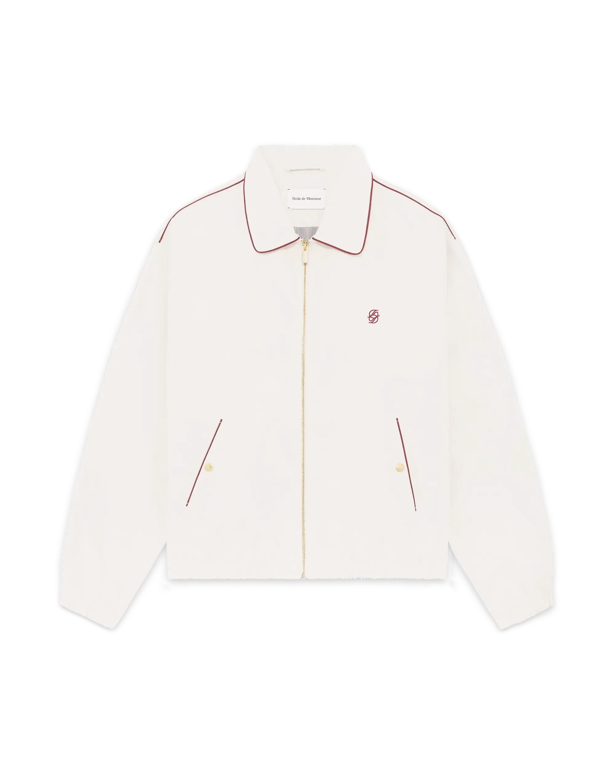Embroidered white cotton jacket – Drôle de Monsieur