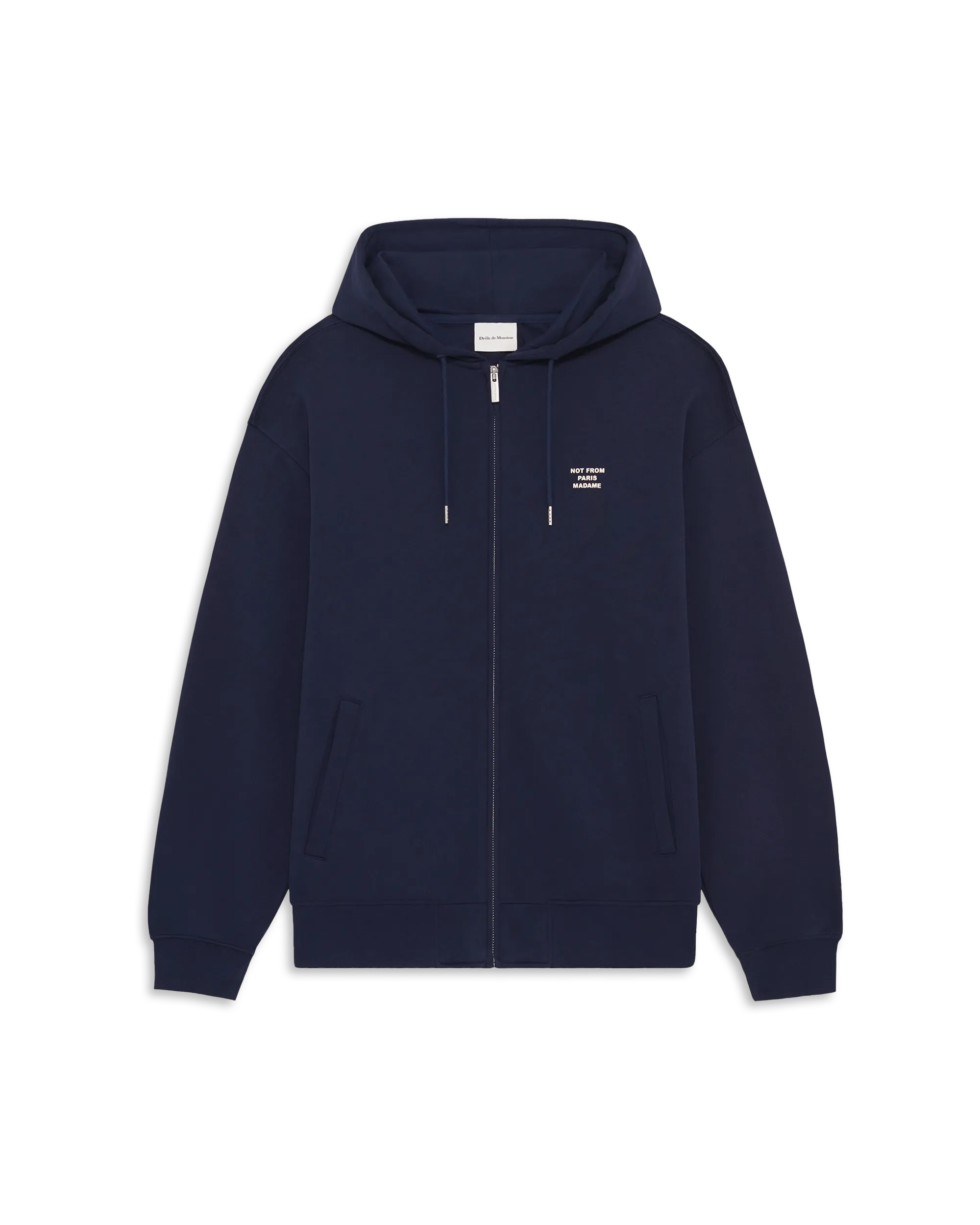 Slogan Zip Sweatshirt – Drôle de Monsieur