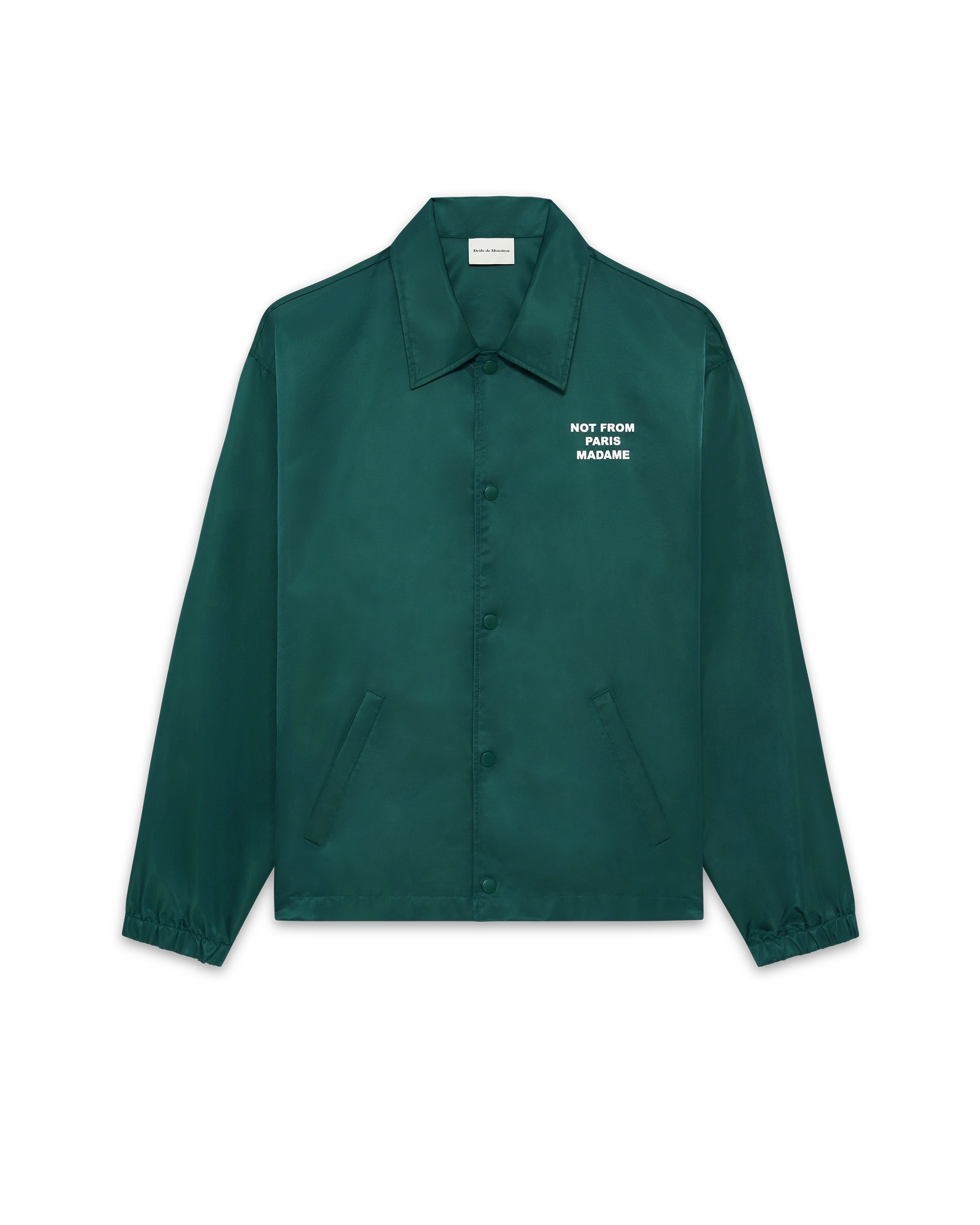 Dark Green Nylon Jacket – Drôle de Monsieur