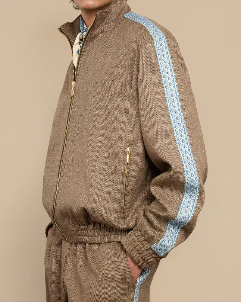 Brown wool jacket – Drôle de Monsieur Brown wool jacket – Drôle de Monsieur