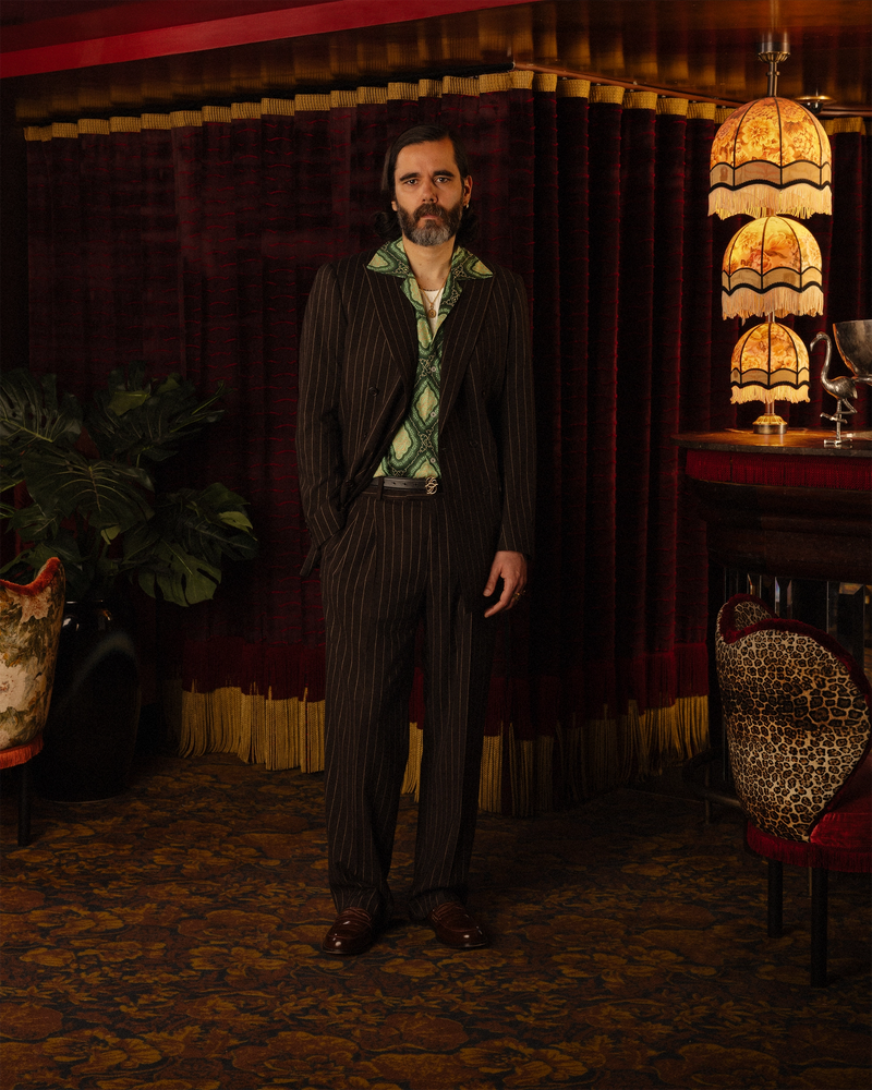 Brown striped pants – Drôle de Monsieur Brown striped pants – Drôle de Monsieur