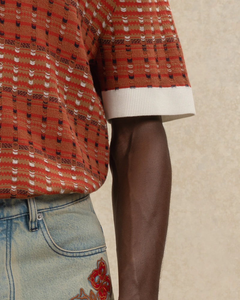 Short Jean Dusty Brodé Fleurs - Drôle de Monsieur - 4