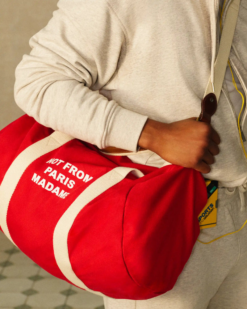 Canvas Slogan Gym Bag - Drôle de Monsieur - 2
