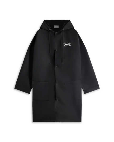 Not from Paris Madame black parka – Drôle de Monsieur