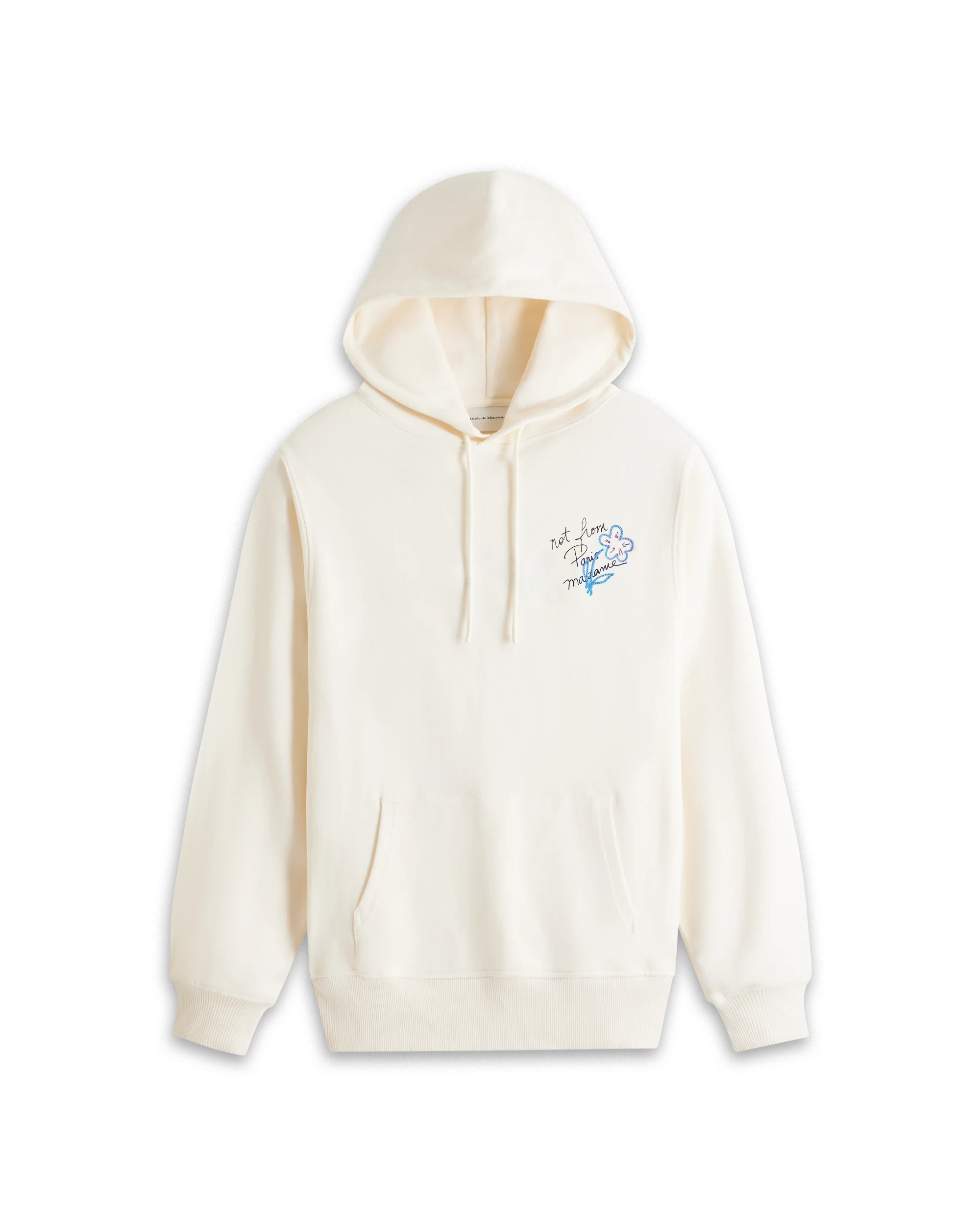 Cream Cotton Slogan Sweatshirt Cream Cotton Slogan Sweatshirt