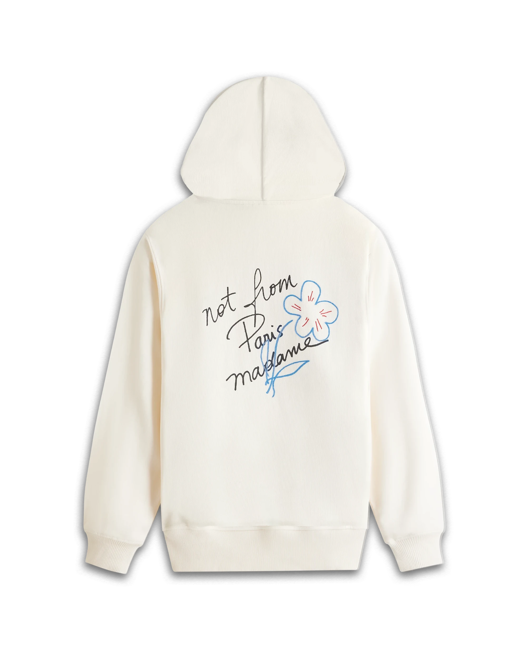 Cream Cotton Slogan Sweatshirt Cream Cotton Slogan Sweatshirt