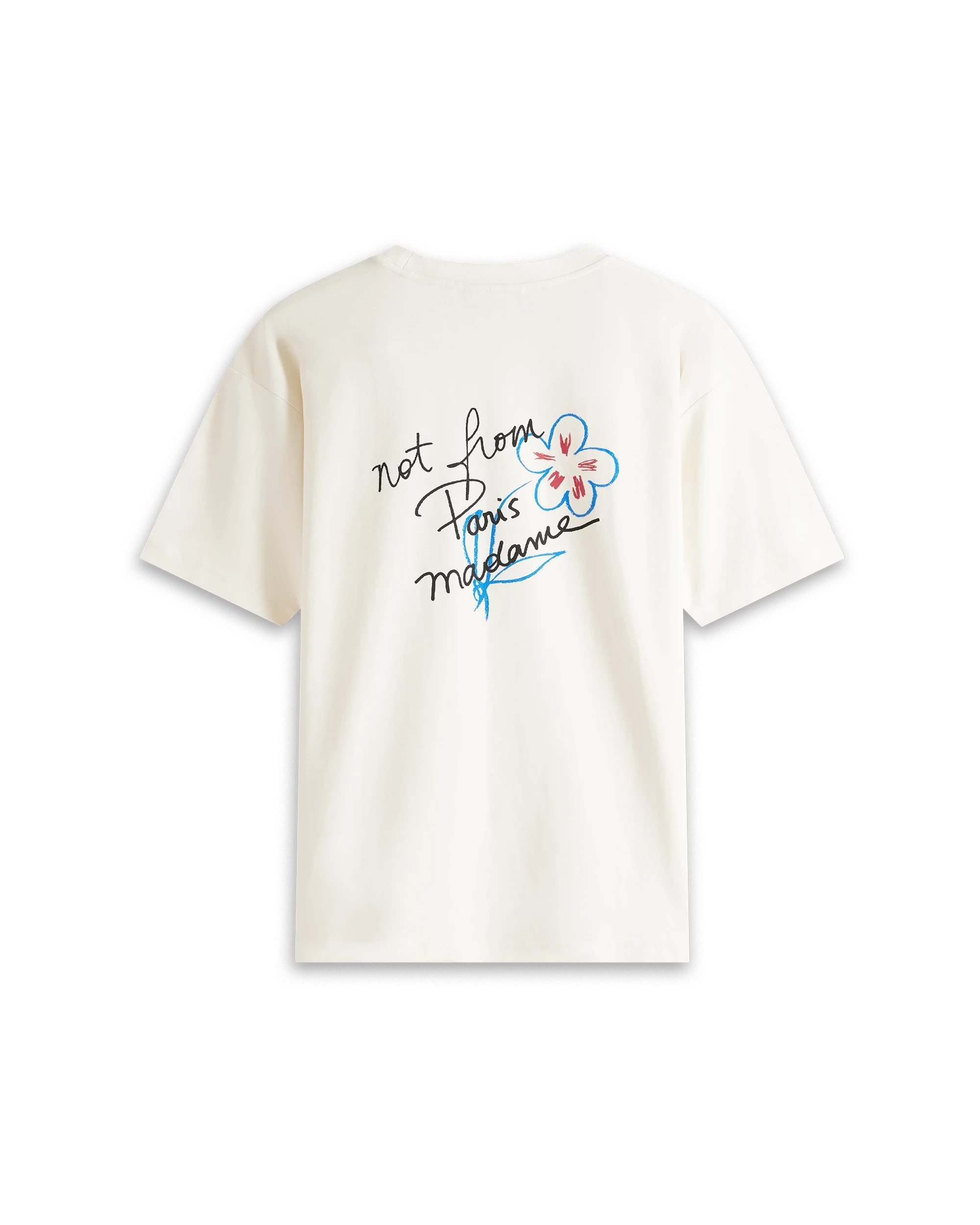 Cream Cotton Slogan T-Shirt Cream Cotton Slogan T-Shirt