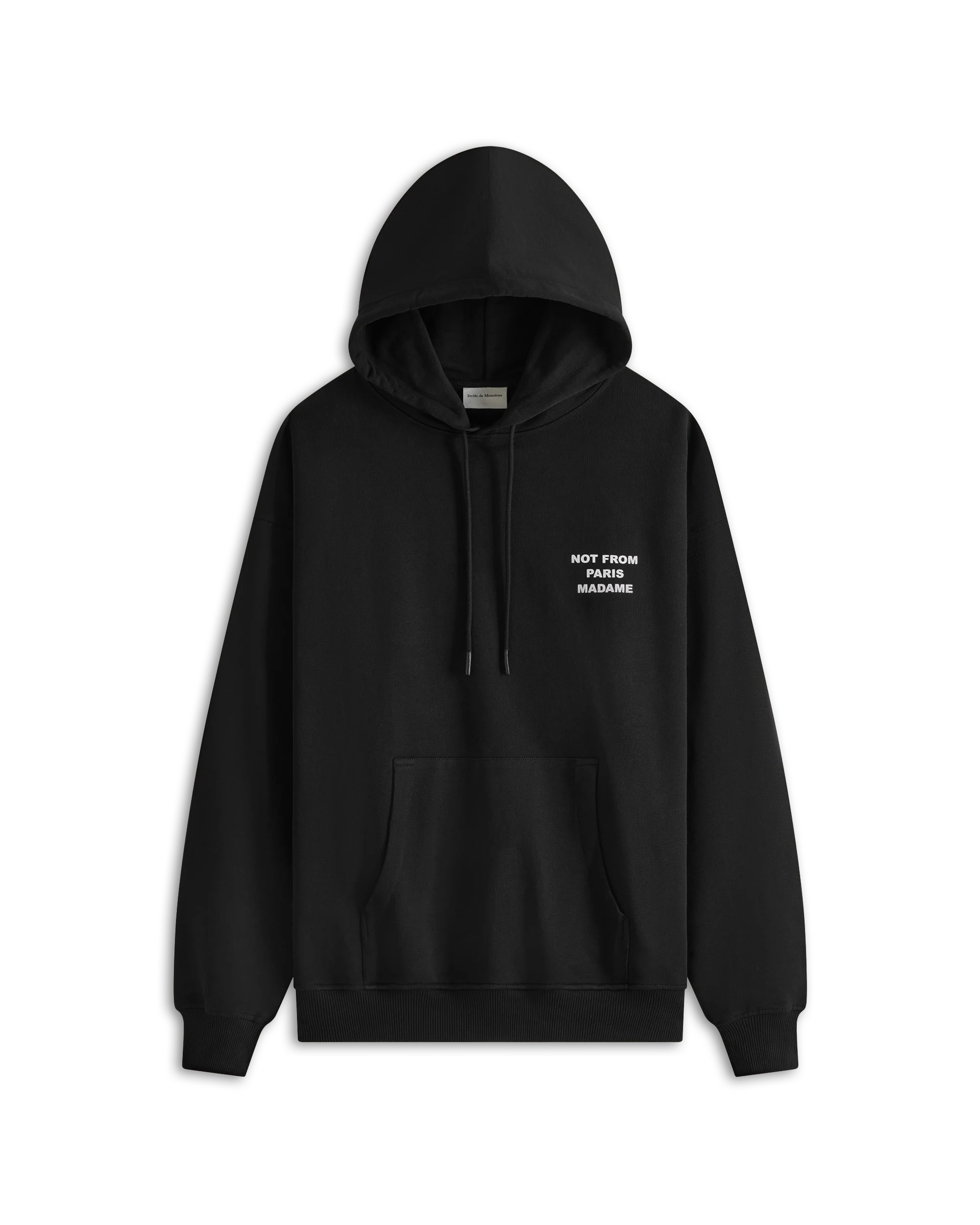 Black Cotton Slogan Sweatshirt Black Cotton Slogan Sweatshirt