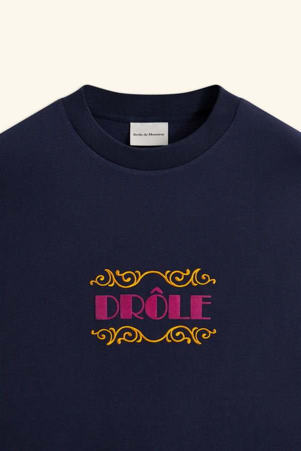 Drole de Monsieur Drôle De Monsieur Embroidered Vacation Shirt in