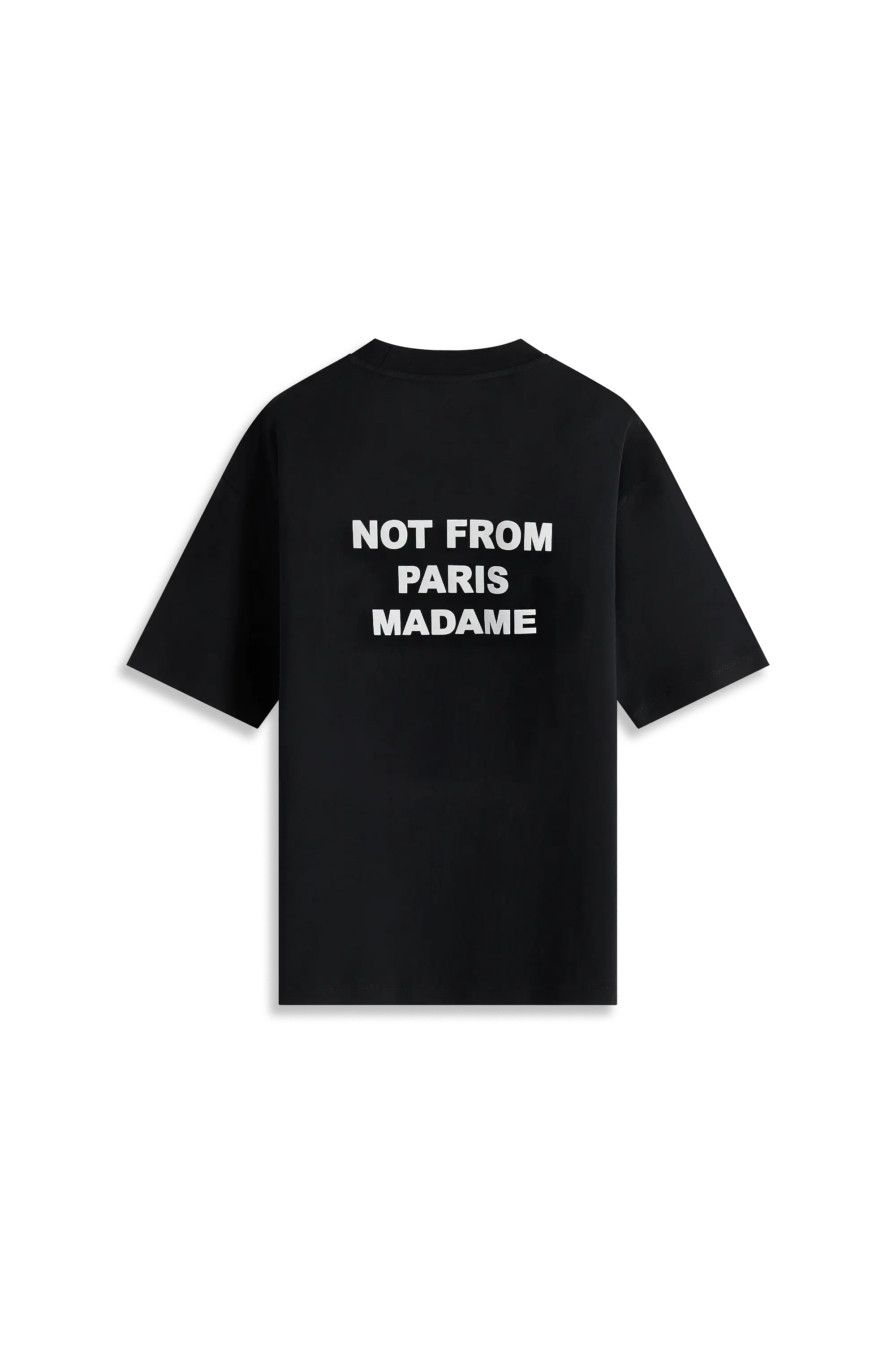 Black sales slogan tee