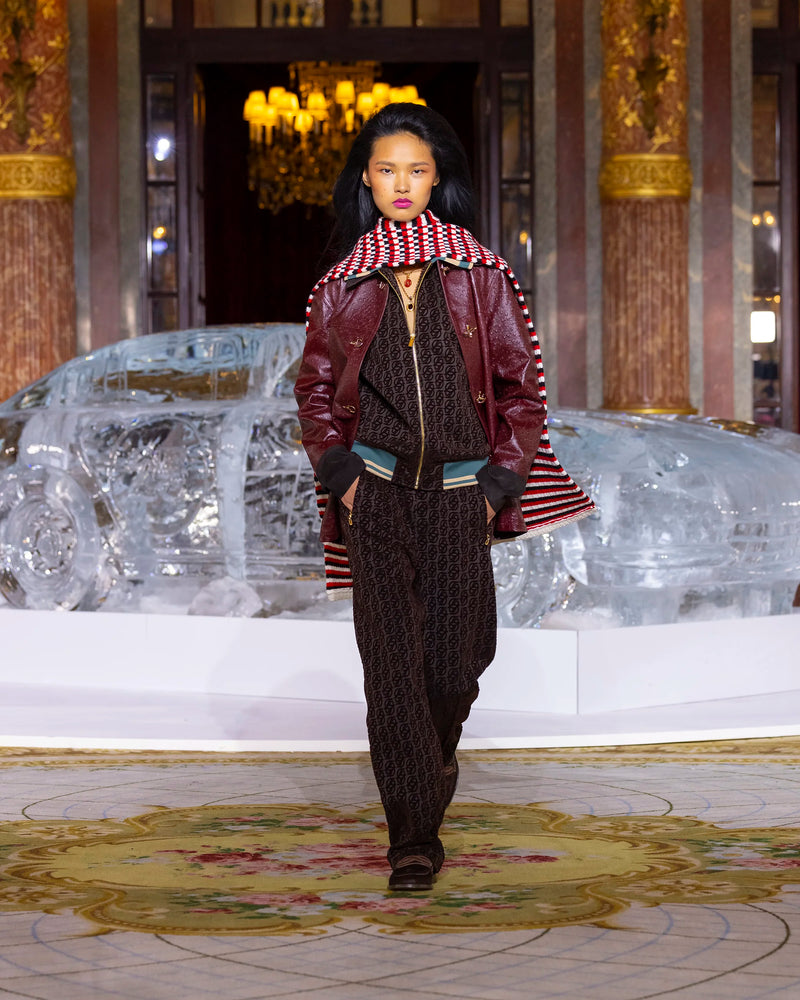 Dark brown monogram jacket – Drôle de Monsieur Dark brown monogram jacket – Drôle de Monsieur