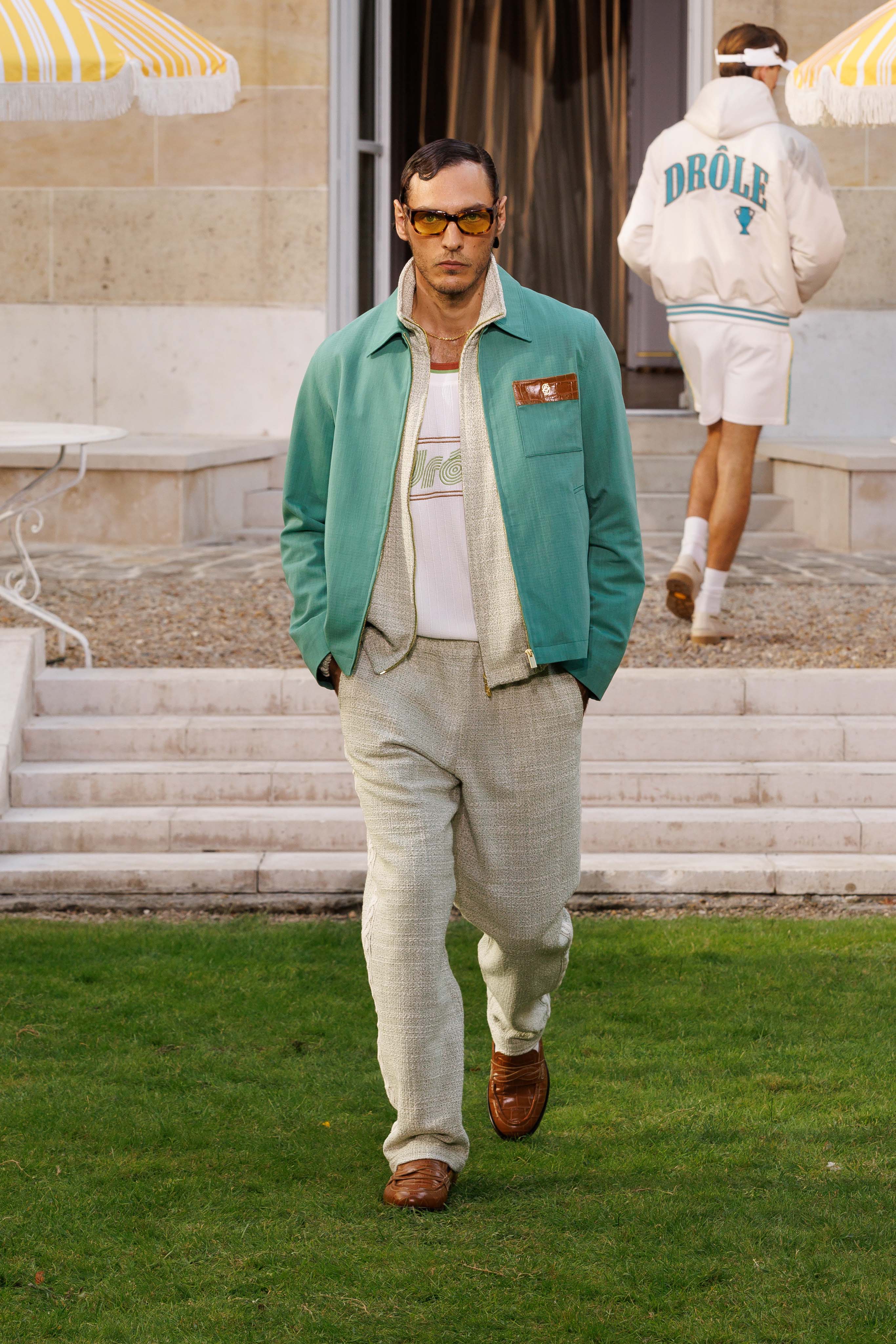 パーカー・フーディ DROLE DE MONSIEUR SS25 (HO168 CO127LIGHTPINK) Runway Show SS25