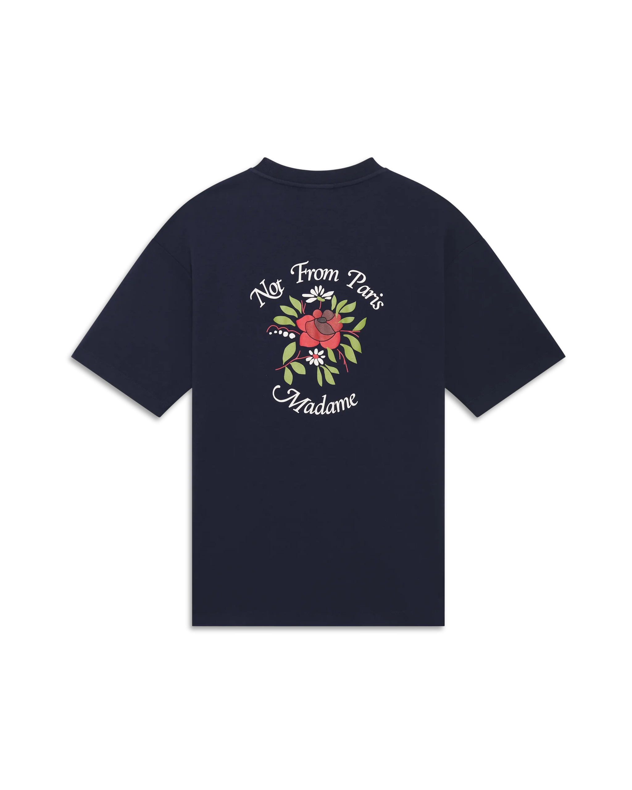 Navy Cotton Slogan T-Shirt Navy Cotton Slogan T-Shirt