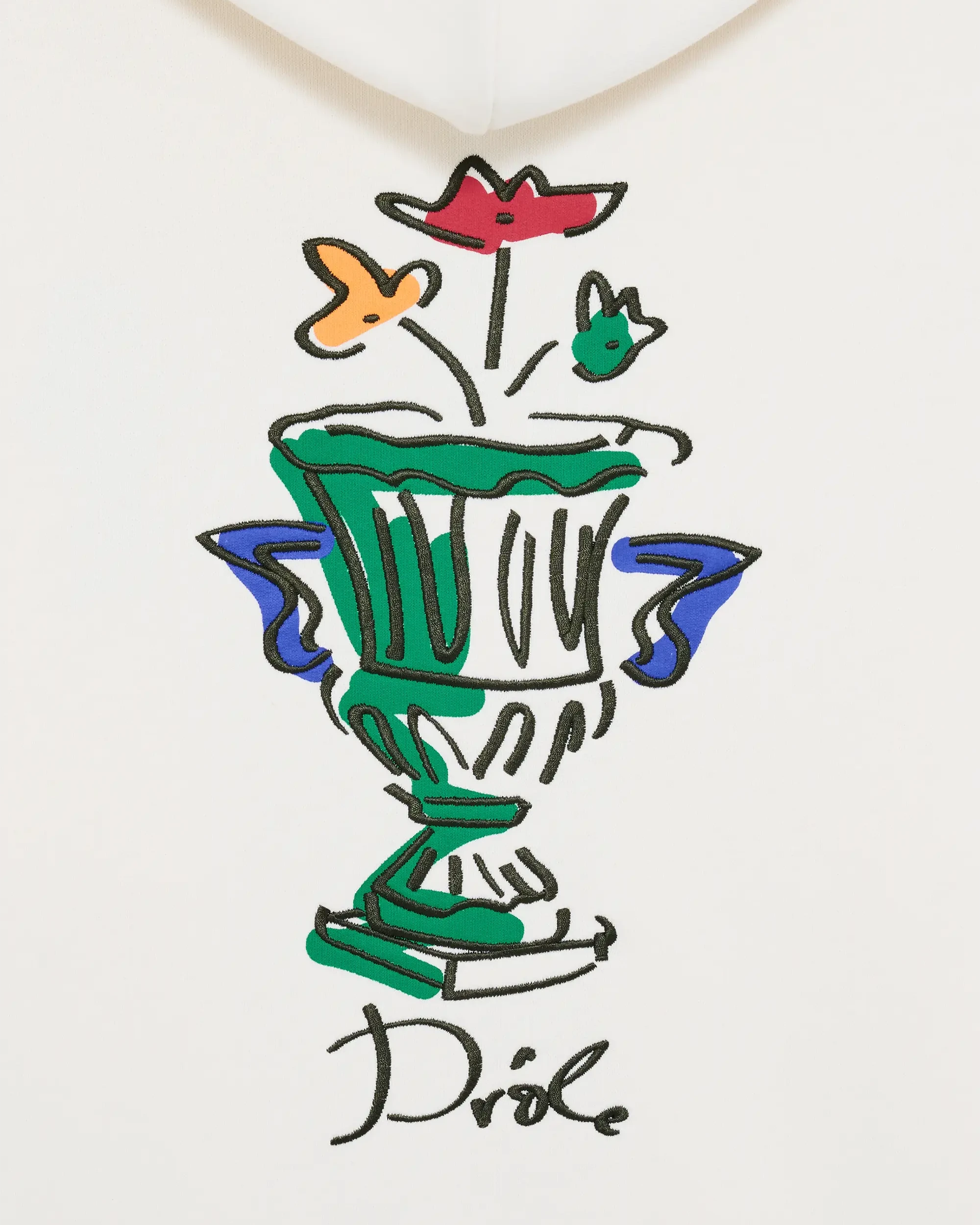 パーカー・フーディ DROLE DE MONSIEUR SS25 LE HOODIE VASE (F HO174 CO127 BL) Le Hoodie Vase