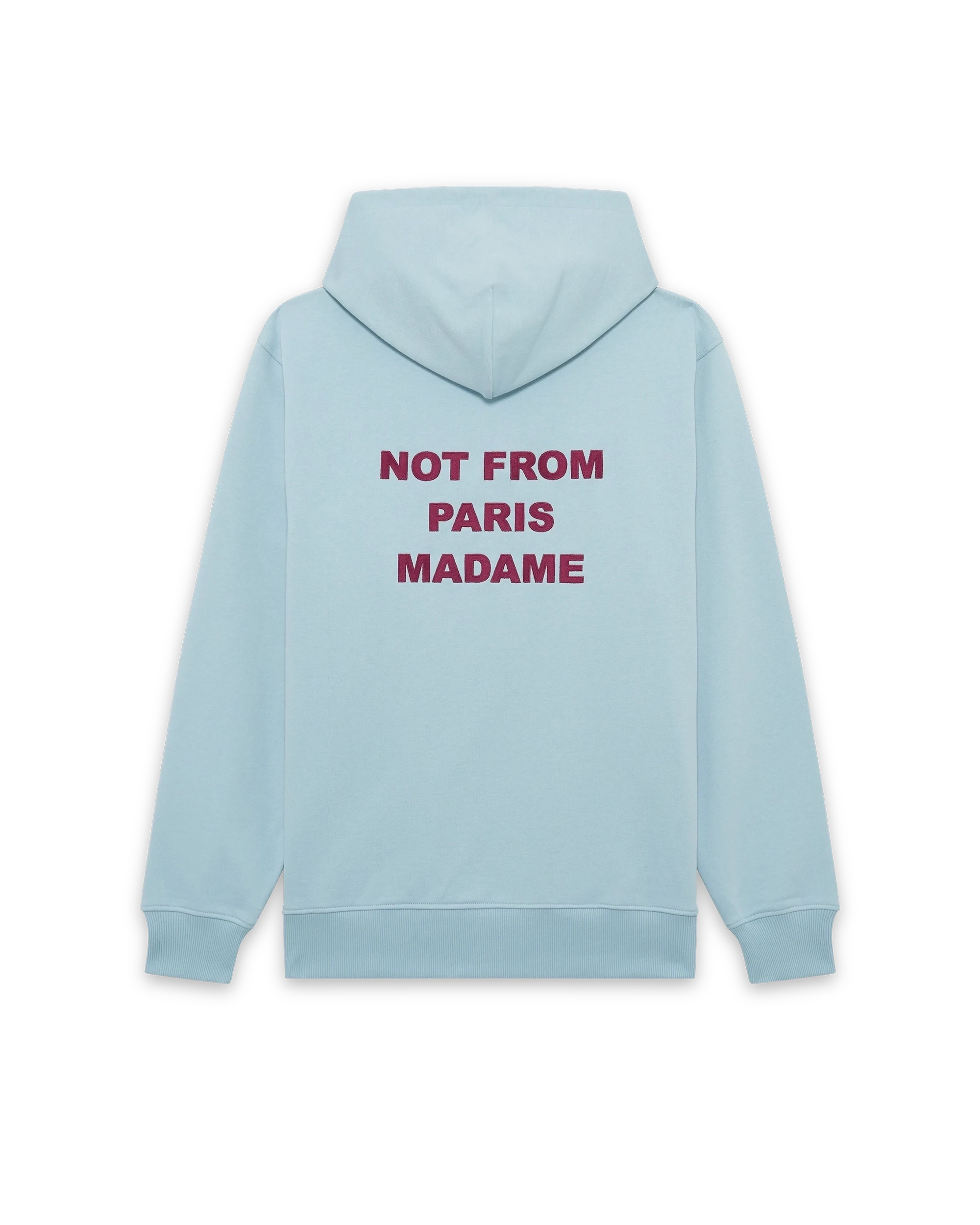 Blue Cotton Slogan Sweatshirt Blue Cotton Slogan Sweatshirt