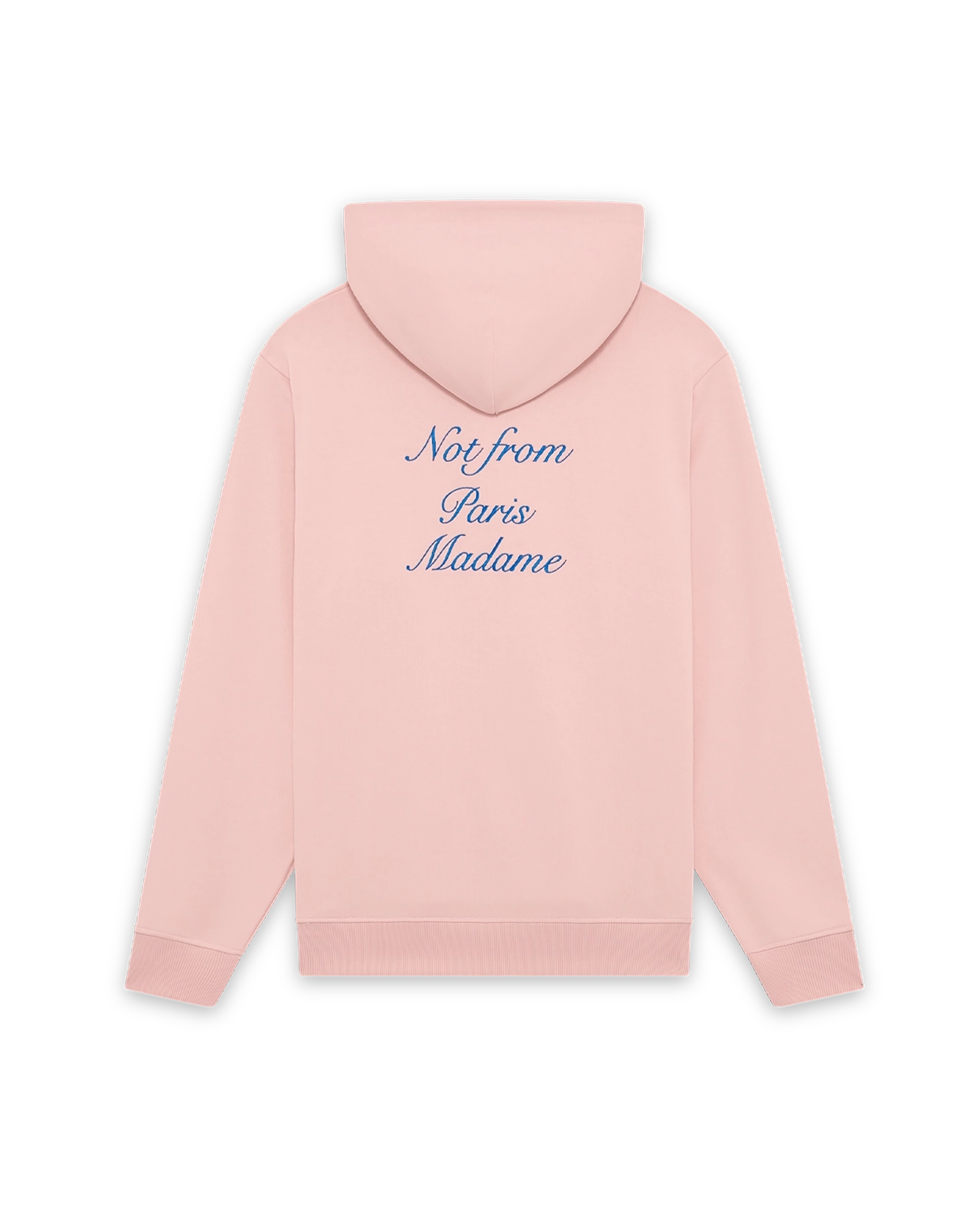 Pink Cotton Slogan Hoodie - Main Image
