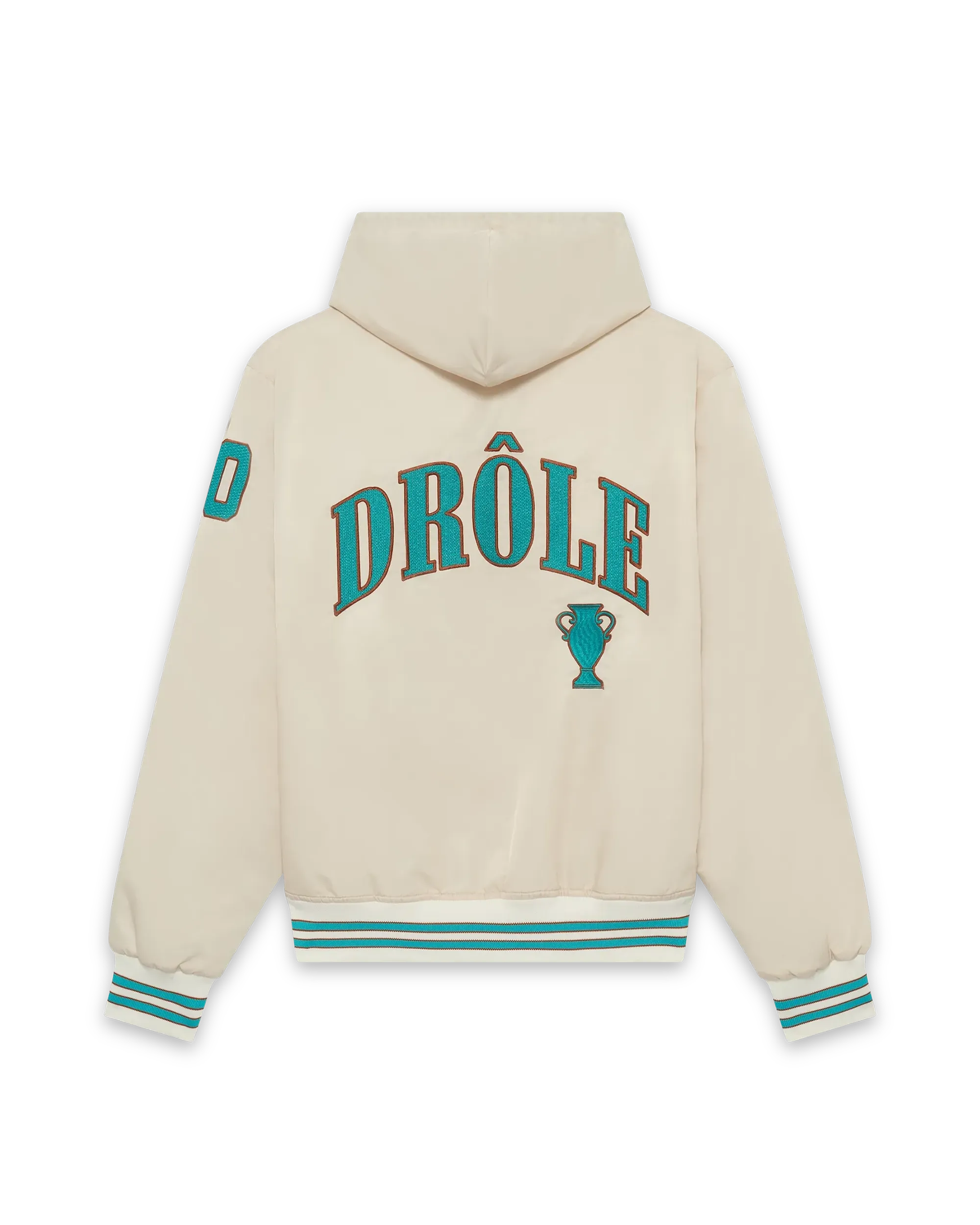 パーカー・フーディ DROLE DE MONSIEUR Blue Hoodie with Logo in Cotton Man Drôle De Monsieur Blue Hoodie With Logo In Cotton Man In