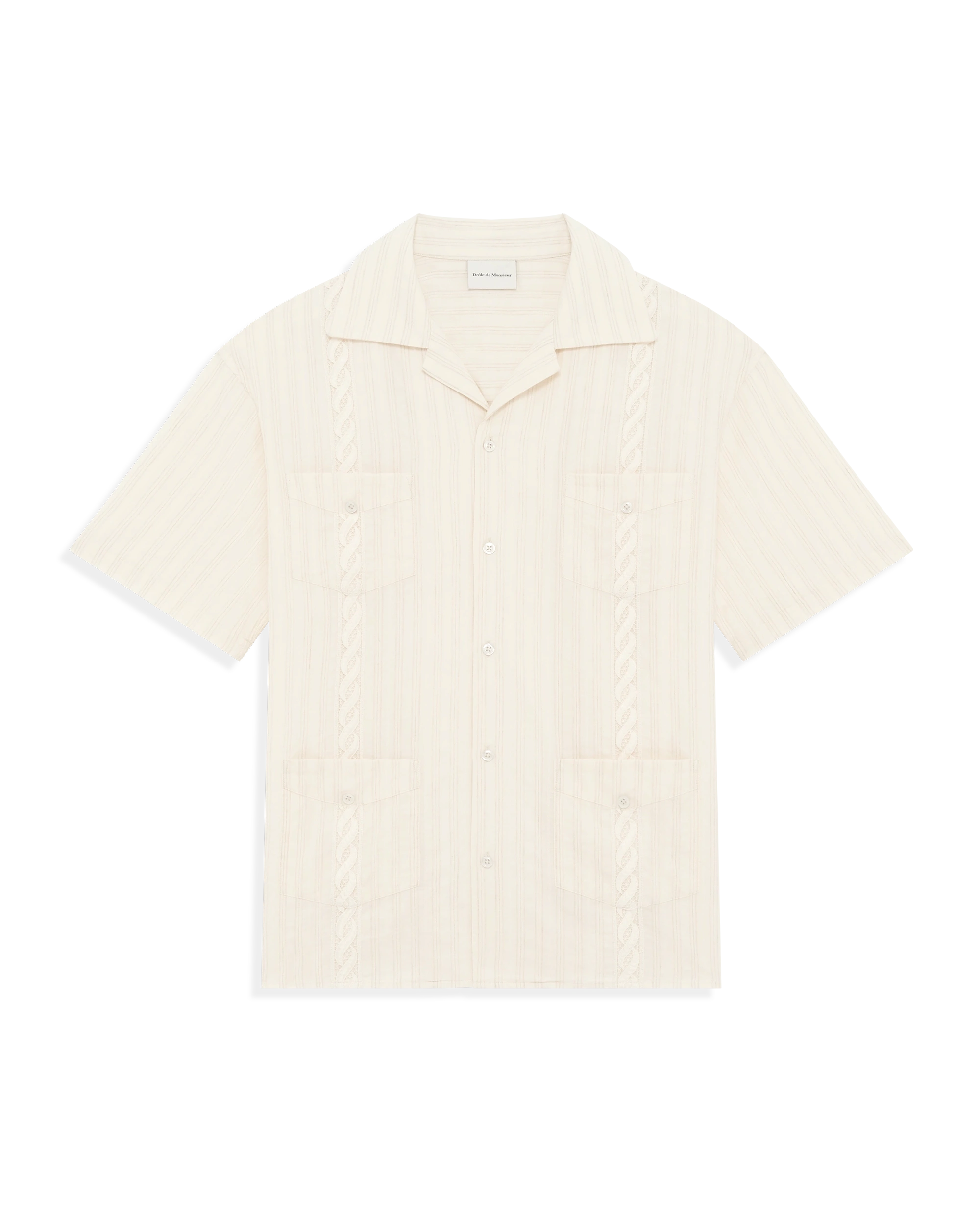 Tシャツ・カットソー DROLE DE MONSIEUR SS25 (SH213 CO196WHITE) DDM-Permanent-06.