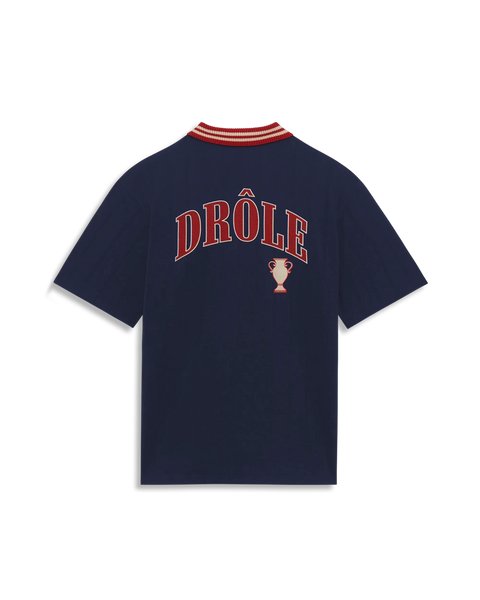 ★Drole de Monsieur★ ネイビー 'Le T-Shirt Polo' Tシャツ G-SH221-PL160-NY_2_c55f35ac-