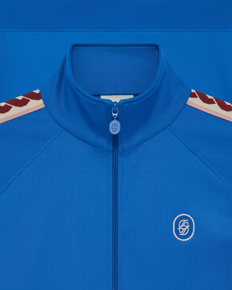 Blue Cotton Track Jacket – Drôle de Monsieur Blue Cotton Track Jacket – Drôle de Monsieur