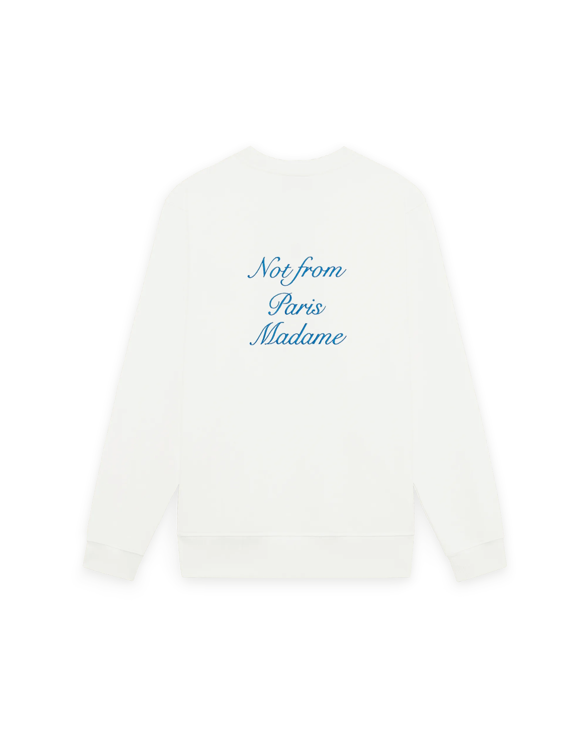 White Cotton Slogan Hoodie White Cotton Slogan Hoodie