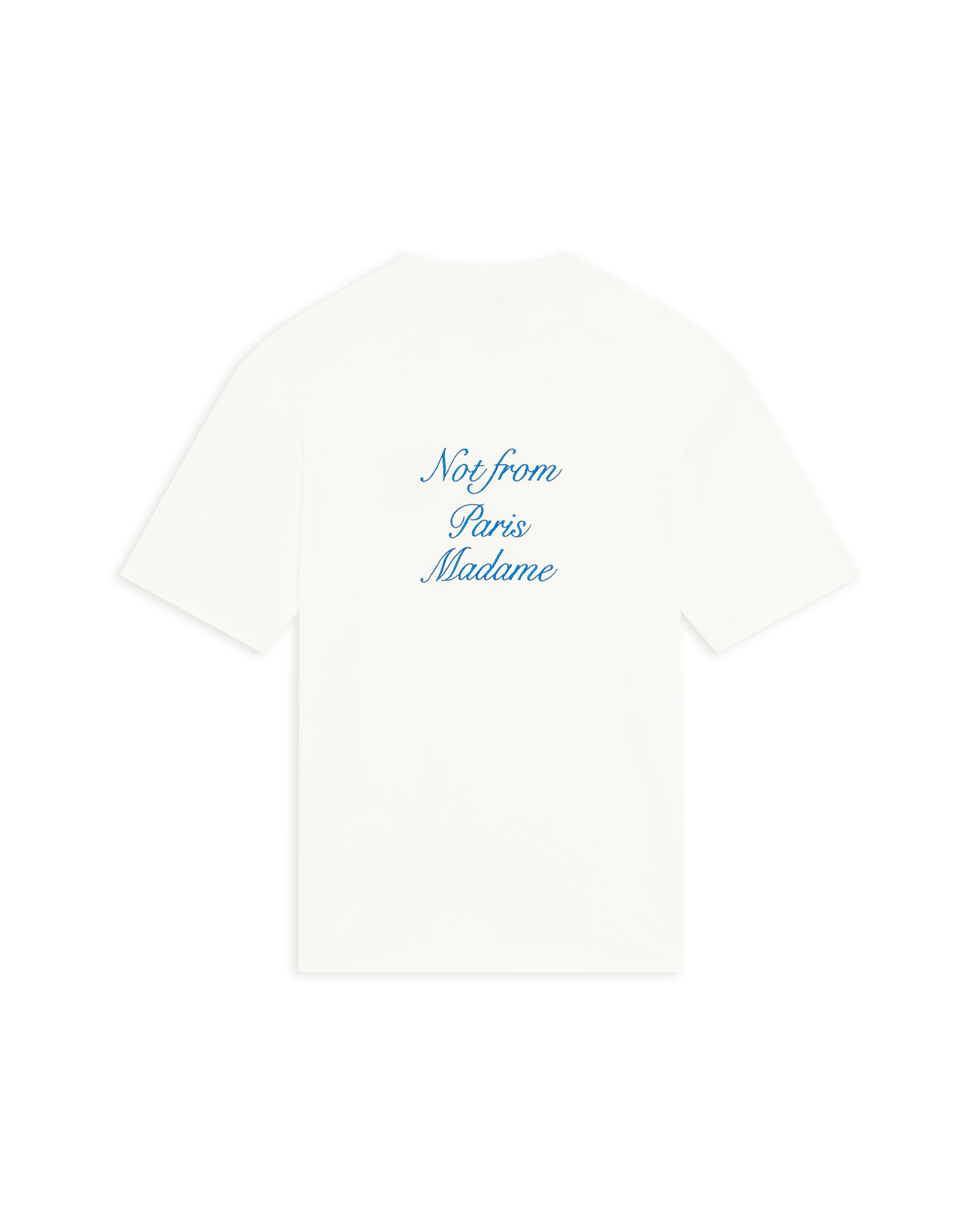 White Cotton Slogan T-Shirt White Cotton Slogan T-Shirt