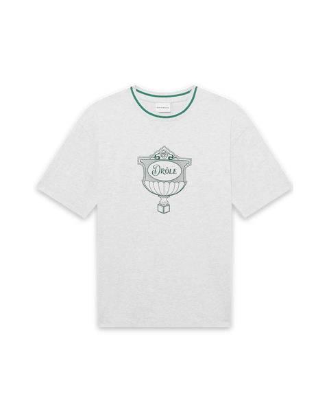 スウェット・トレーナー DROLE DE MONSIEUR Le Sweatshirt Crillon (52362) Grey Cotton Cup Sweatshirt