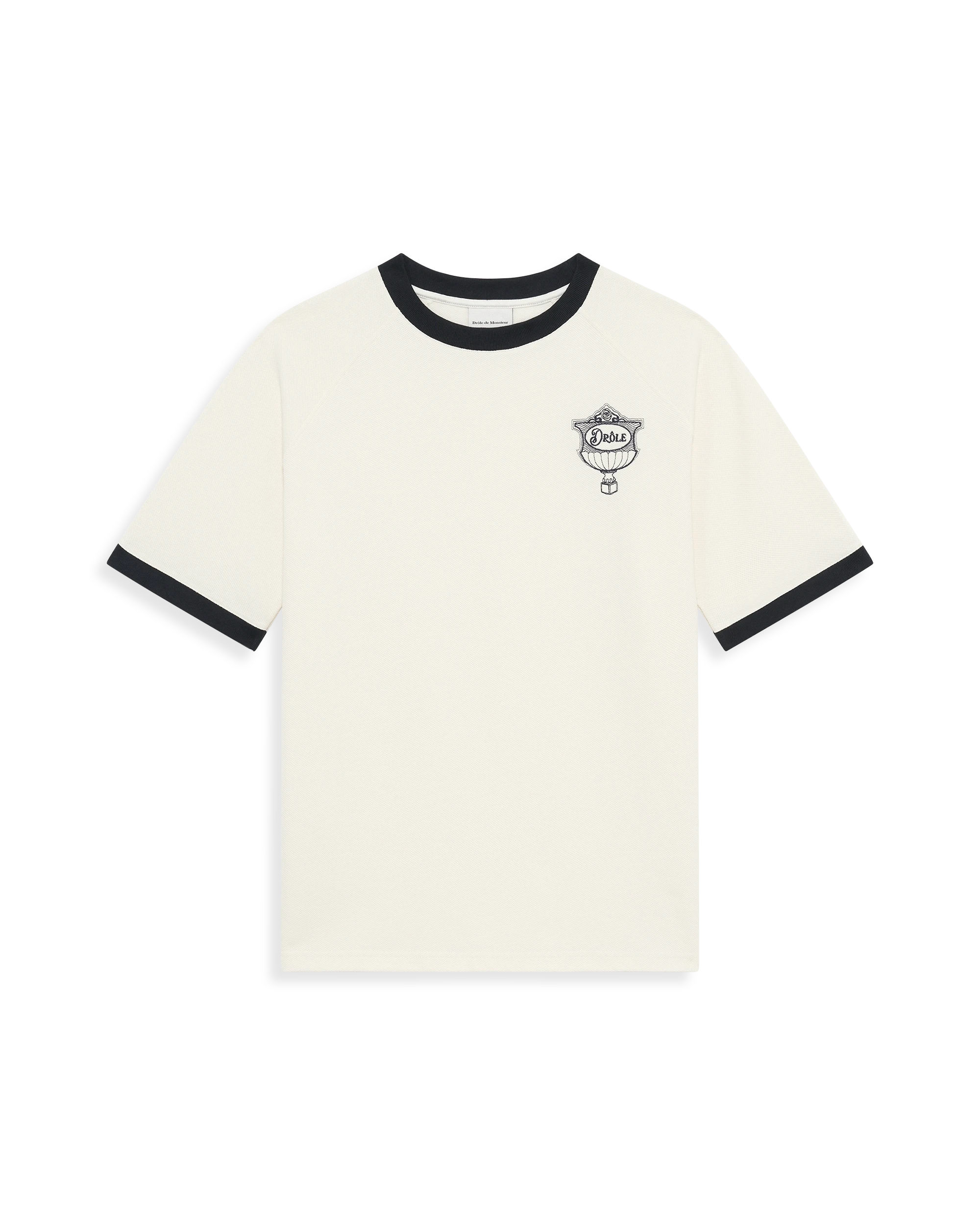 White Cotton Cup Piqué T-Shirt White Cotton Cup Piqué T-Shirt
