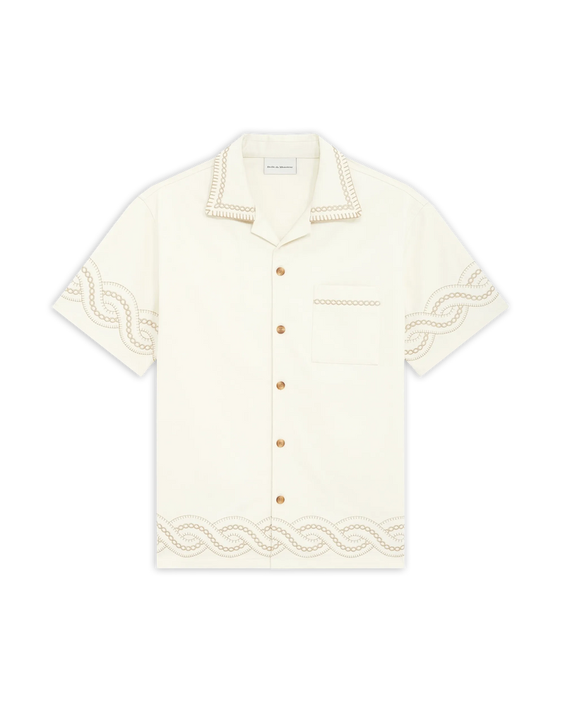 La Chemise Brodée Tresses - Drôle de Monsieur