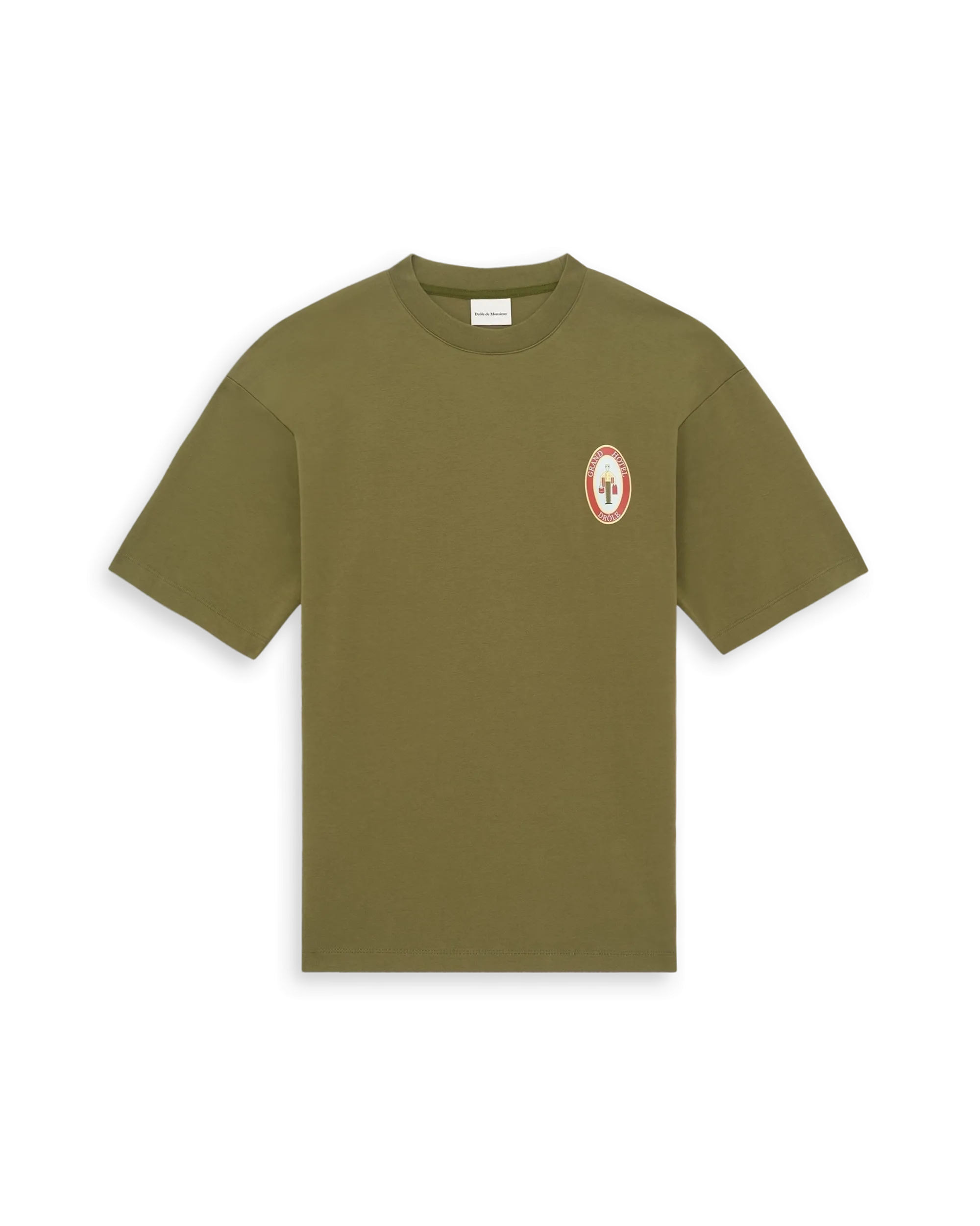 Tシャツ・カットソー DROLE DE MONSIEUR Men T Shirts TS226 CO002BG Beige Le T-Shirt Groom