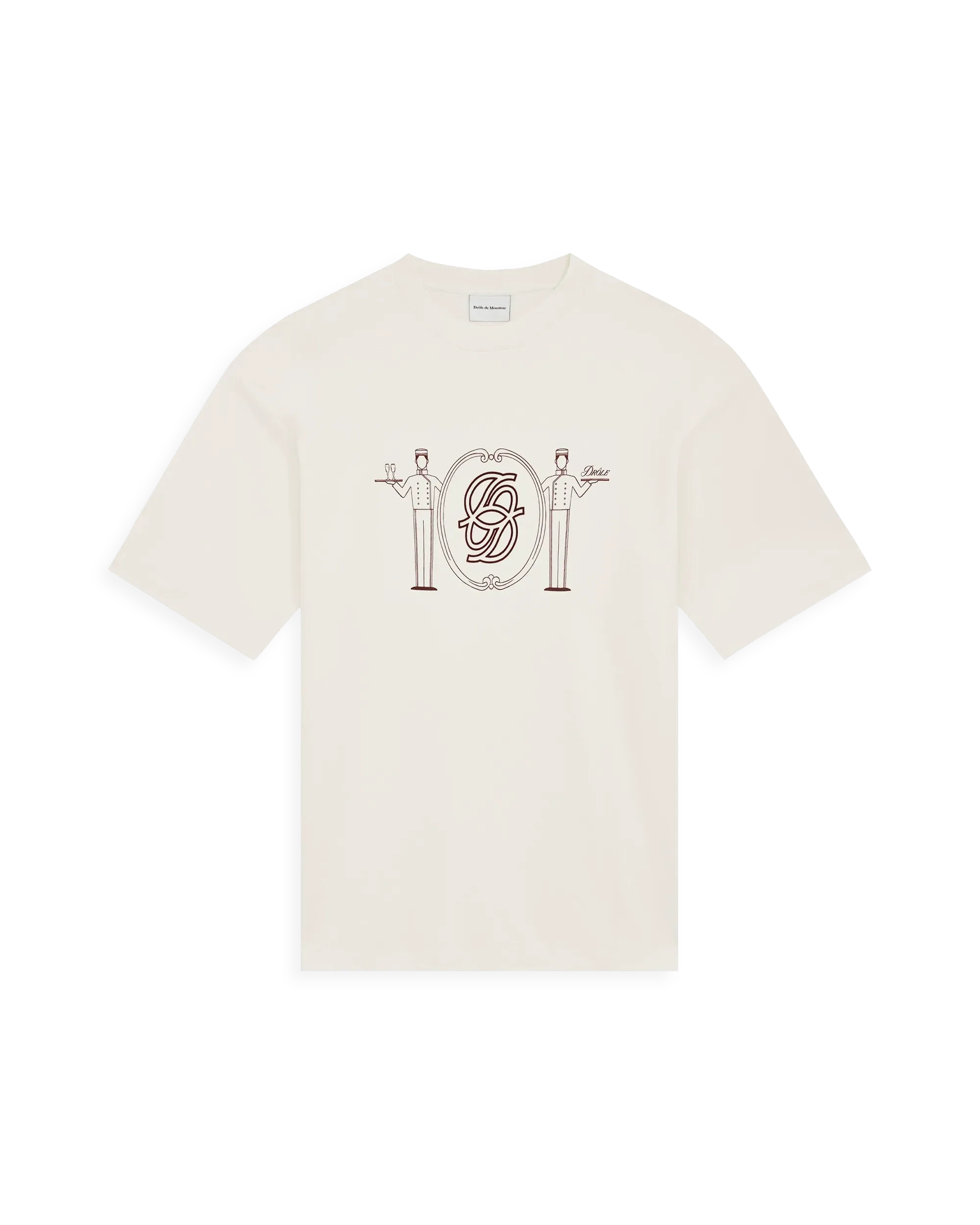 Tシャツ・カットソー DROLE DE MONSIEUR SS25 (SH213 CO196WHITE Tシャツ・カットソー DROLE DE MONSIEUR SS25 (SH213 CO196WHITE