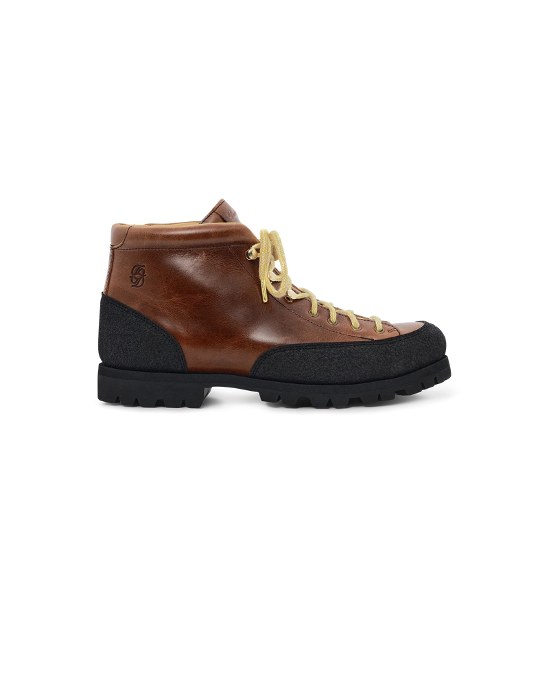 Brown leather ankle boots – Drôle de Monsieur Brown leather ankle boots – Drôle de Monsieur