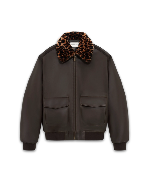 Dark brown bomber jacket – Drôle de Monsieur