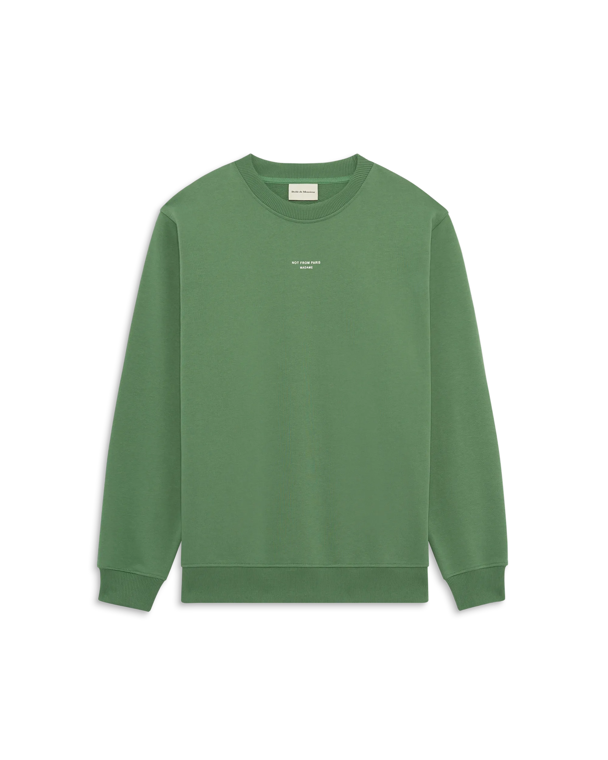 Tシャツ・カットソー DROLE DE MONSIEUR Men Hoodies GSW148 CO127LIGHTGREEN Green Tシャツ・カットソー DROLE DE MONSIEUR Men Hoodies GSW148