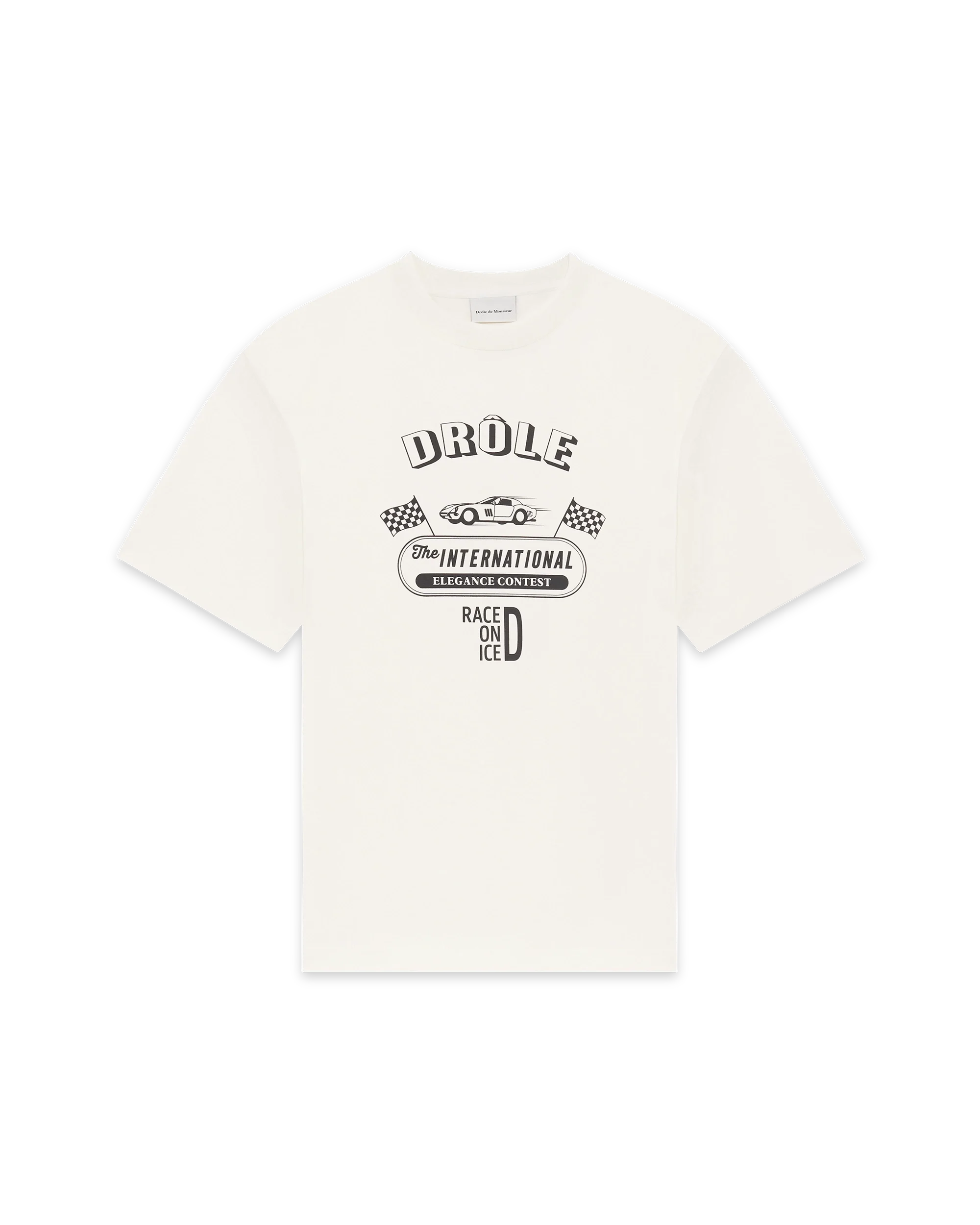 【関税&送料込】DROLE DE MONSIEUR T-shirts and Polos Black 関税&送料込】DROLE DE MONSIEUR T-shirts and Polos Black DDM