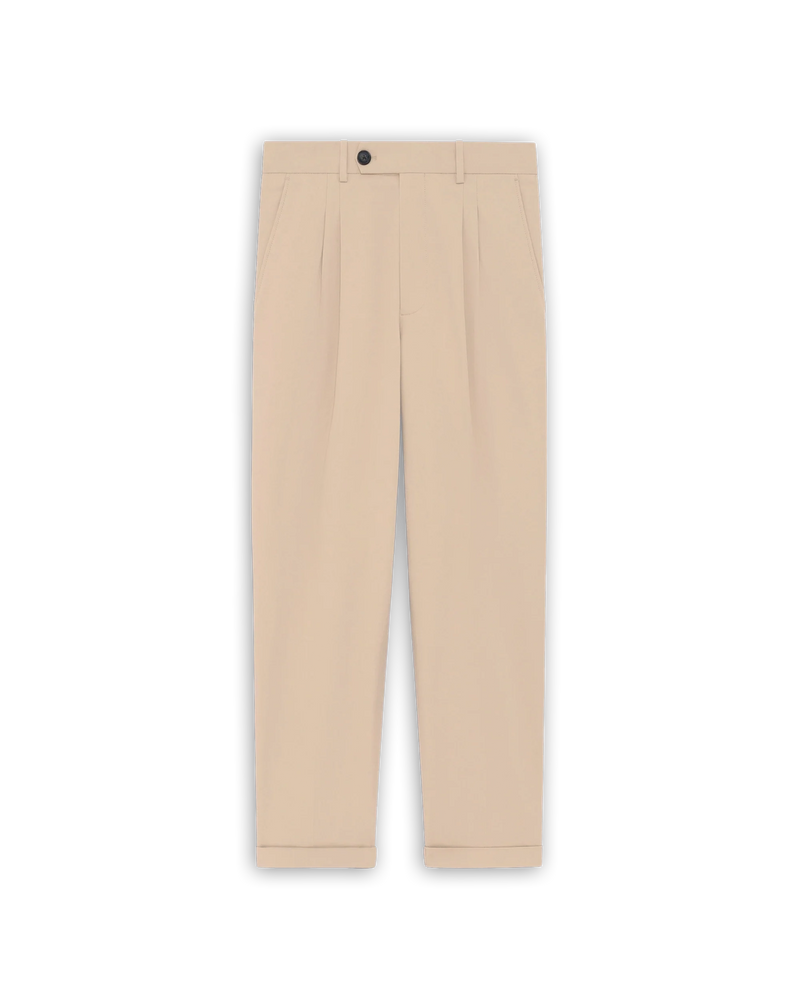 Pantalon Cropped à Plis Coton - Drôle de Monsieur