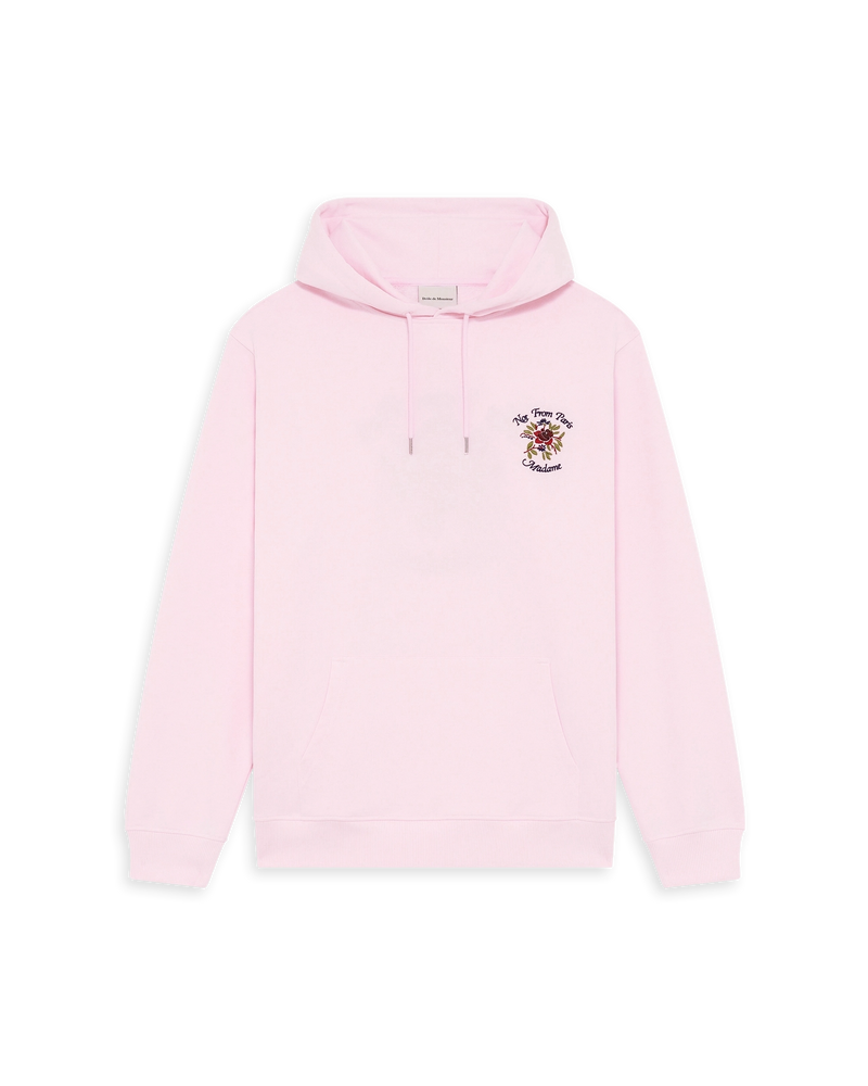 Not from Paris Madame sky blue hoodie – Drôle de Monsieur Not from Paris Madame sky blue hoodie – Drôle de Monsieur