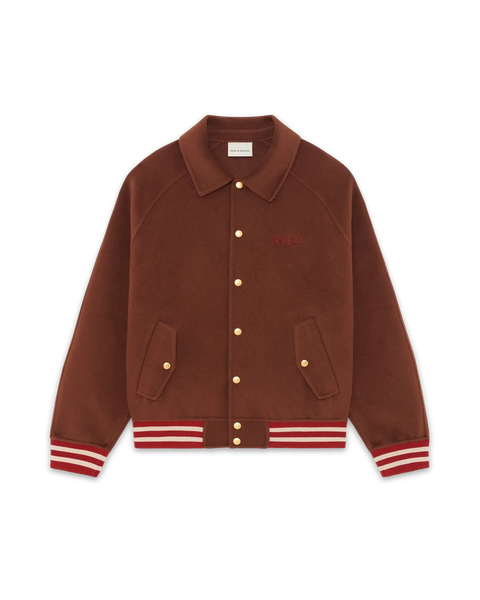 Brown wool bomber jacket – Drôle de Monsieur
