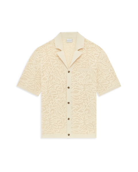 White lace knit shirt – Drôle de Monsieur