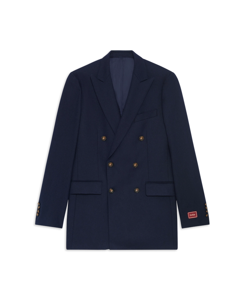 Double Breasted Flannel Jacket - Drôle de Monsieur - 1
