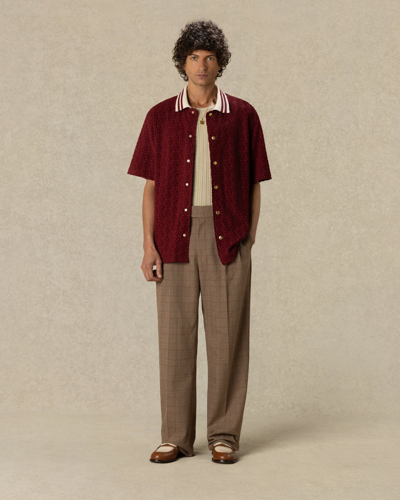 men monogram dress shirts The Grant Shirt | Men's Shirts, OPTIC White, XXL perfect for any occasion. Burgundy monogram shirt Drle