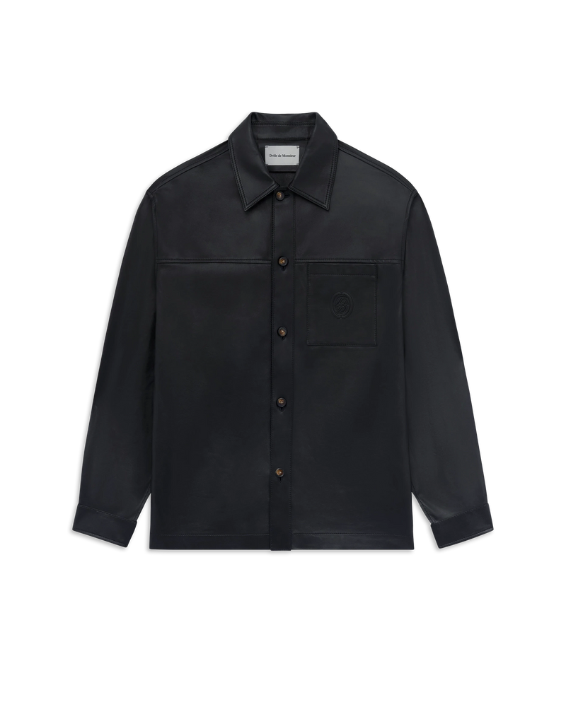 D Ornament Leather Shirt - Drôle de Monsieur - 1
