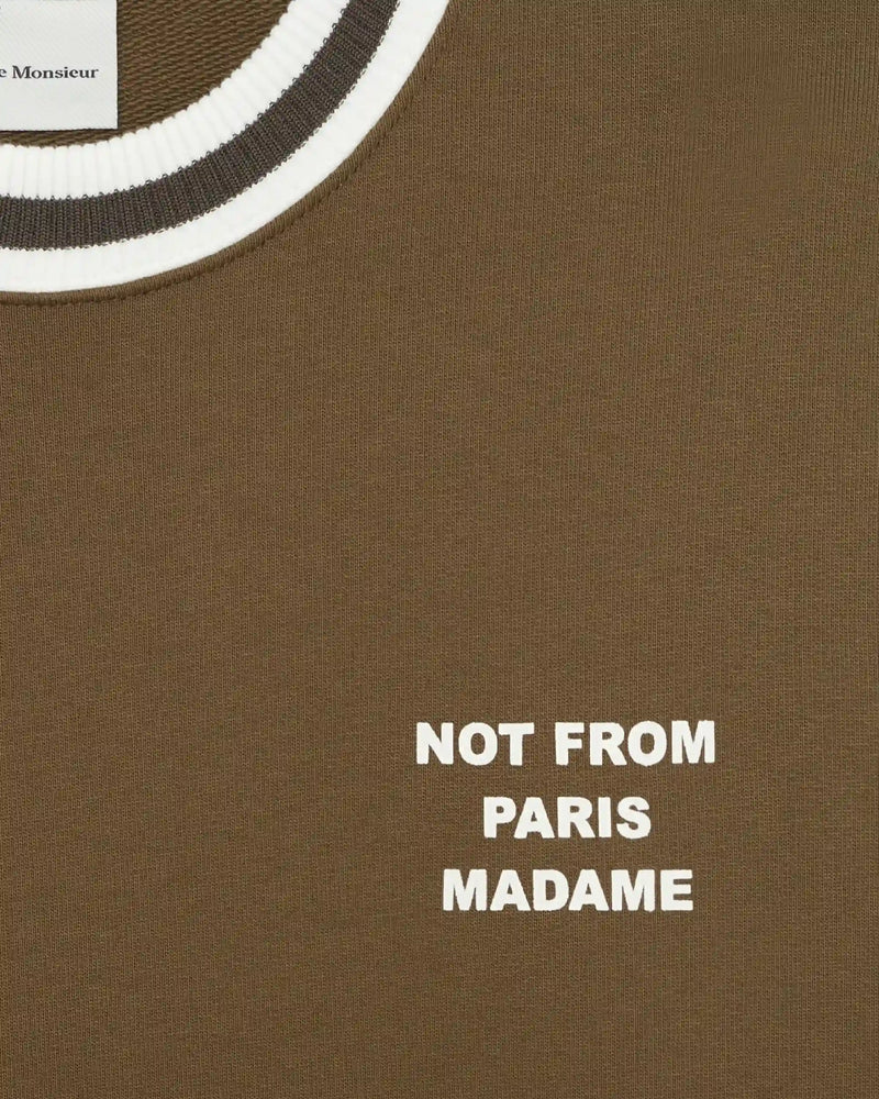 Sport Slogan Sweatshirt - Drôle de Monsieur - 2