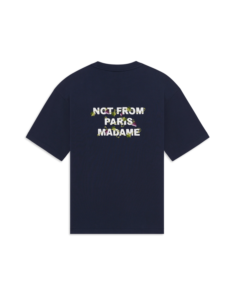 Vine Embroidered Slogan T-shirt - Drôle de Monsieur - 3