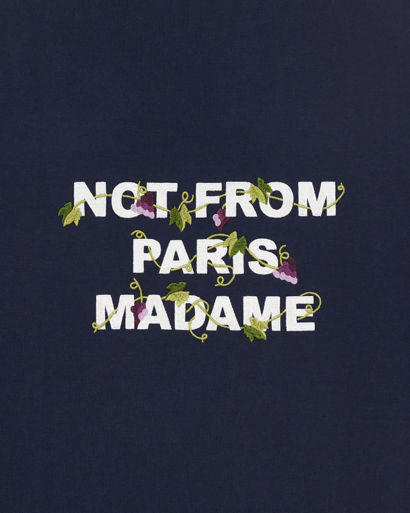 Vine Embroidered Slogan T-shirt - Drôle de Monsieur - 2
