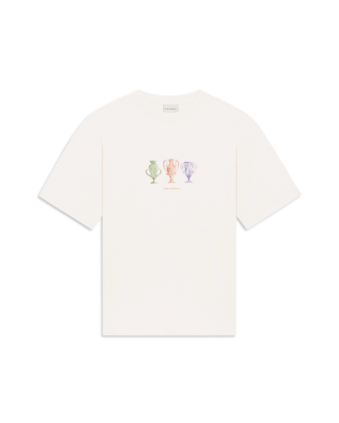 Signature drôle white cotton t-shirt – Drôle de Monsieur