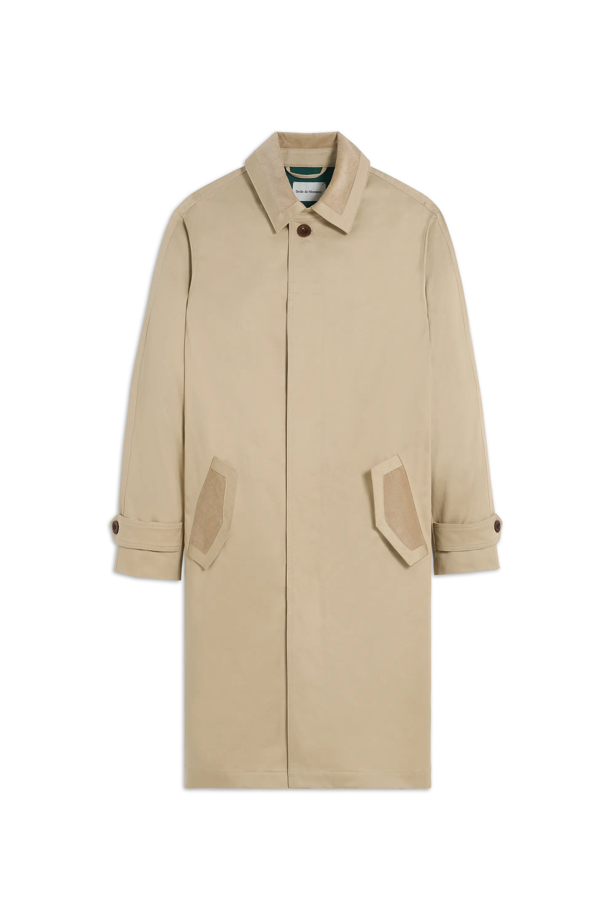 Beige Cotton Trench coat