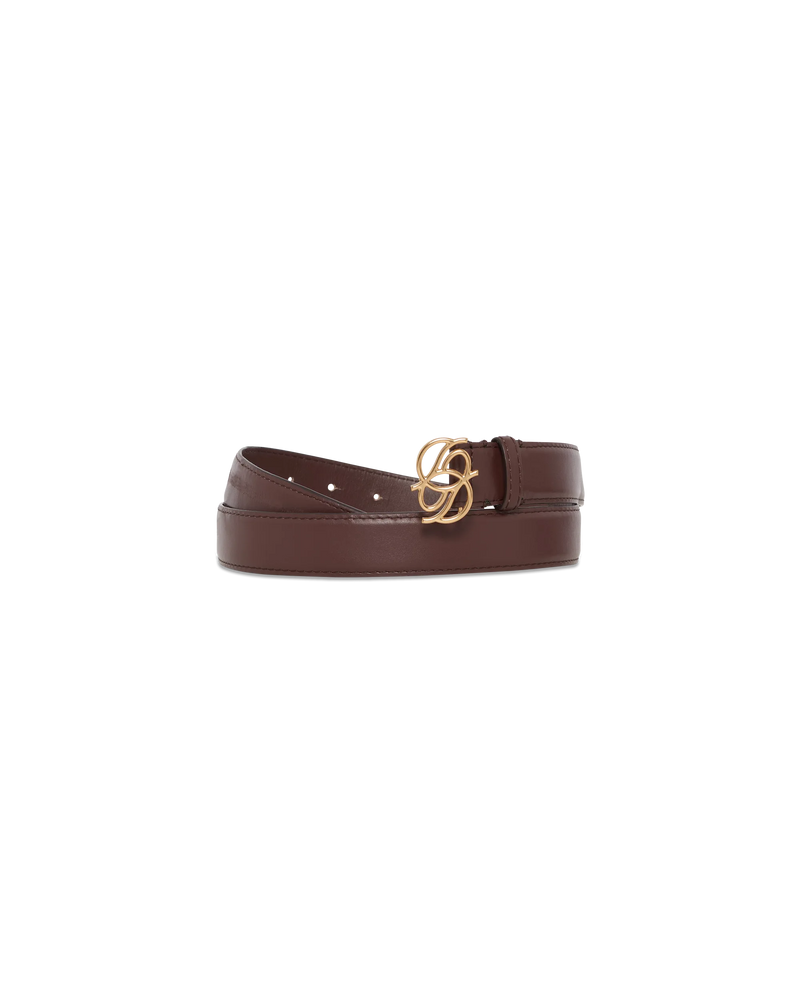Leather D-Miroir Belt - Drôle de Monsieur