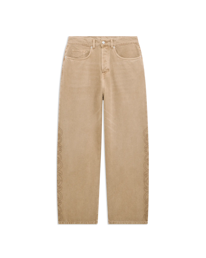 Denim Wide Leg Hot Fix - Drôle de Monsieur
